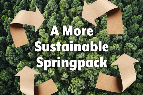 We are making a more sustainable Springpack