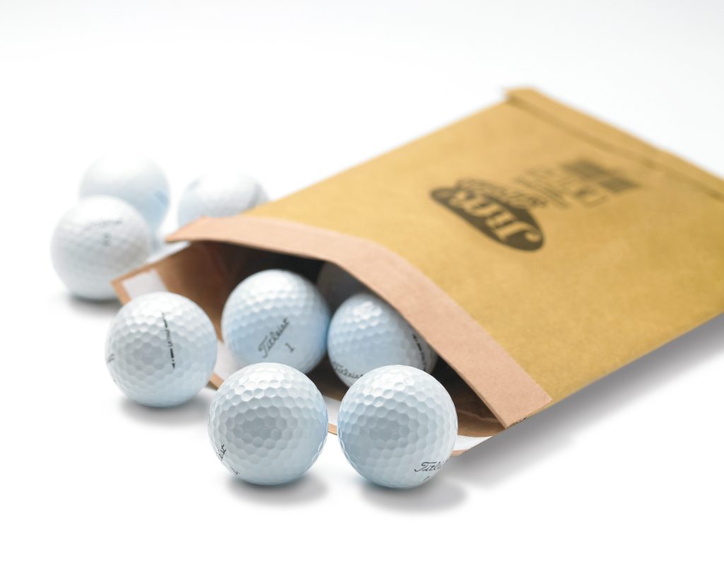 Padded Mailing Bag Golf Balls